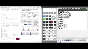 AP Stat: 1-10-4 InvNorm on TI-84 calculator and Desmos Calculator