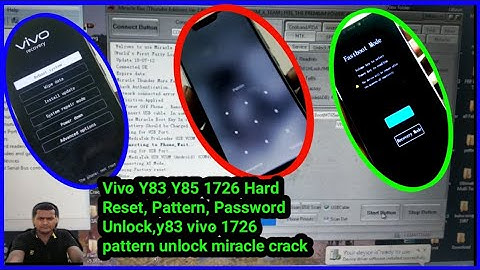 Vivo Y83 Y85 1726 Hard Reset, Pattern, Password Unlock,y83 vivo 1726 pattern unlock