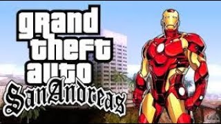 تجربة مود ايرون مان في لعبة جي تي ايه سان اندرياس /  gta san andreas mod ironman