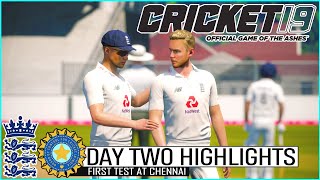 India Vs England 1st Test - 2021 | Day 2 Highlights | Cricket 19 Game Play screenshot 4