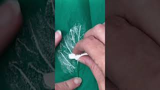 Leaf Rubbing Chalk 🍁#shorts Taylor Swift All Too Well Music