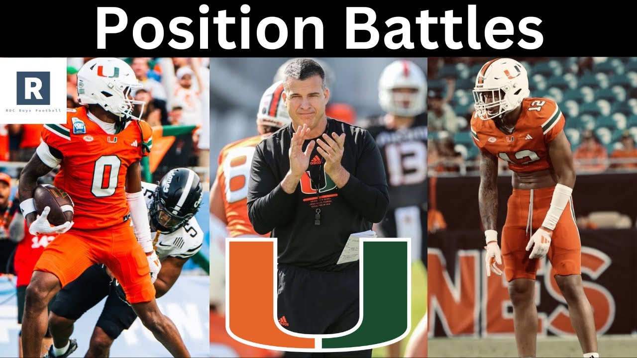 Miami Hurricanes Football Spring Practice Position Battles