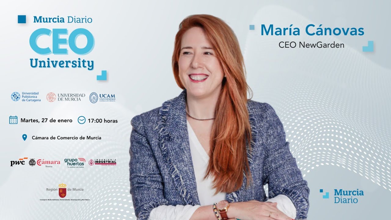 CEO UNIVERSITY (Murcia Diario - Enero 2026) María Cánovas, directora de NewGarden