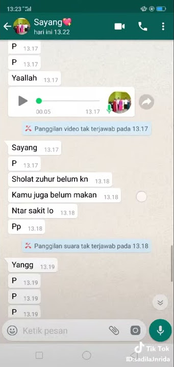 Cara WhatsApp sayang ndx