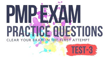 PMP Exam Practice Question Test 3
