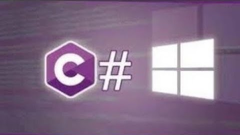 اساسيات لغة ال C# (تمرين على تعليمة الطباعة والقراءة)