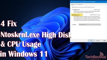 4 Fix Ntoskrnl.exe High Disk & CPU Usage Windows 11 & 10