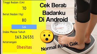 Cara Cek Berat Badan Di Android screenshot 1