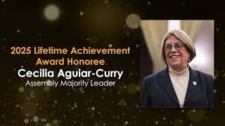 Assembly Majority Leader Cecilia Aguiar-Curry receives Cal Cities Lifetime Achievement Award