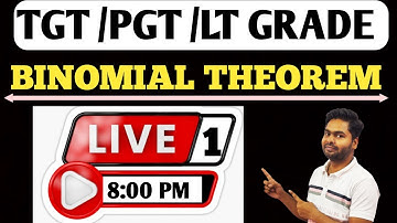 BINOMIAL THEOREM | PREVIOUS YEAR QUESTIONS OF BINOMIAL THEOR