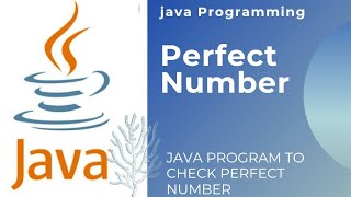 Java program to check that the given number is perfect number or not #shorts_javaprogramming #shorts