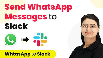 How to Send WhatsApp Messages to Slack Channel - WhatsApp Slack Automation