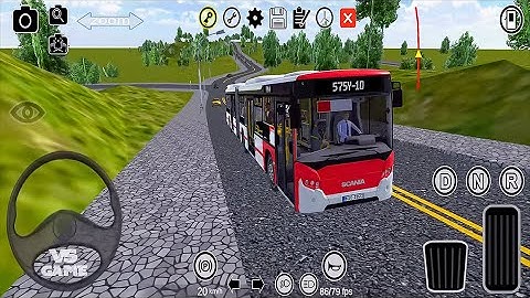 Scania Articulated Bus Driving on New Route | Proton Bus Simulator Urbano Premium Android Gameplay