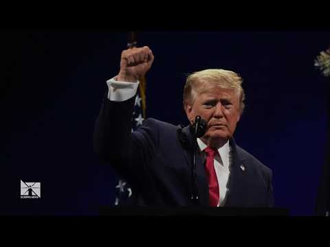 President Trump speaks on National Mall on July 4