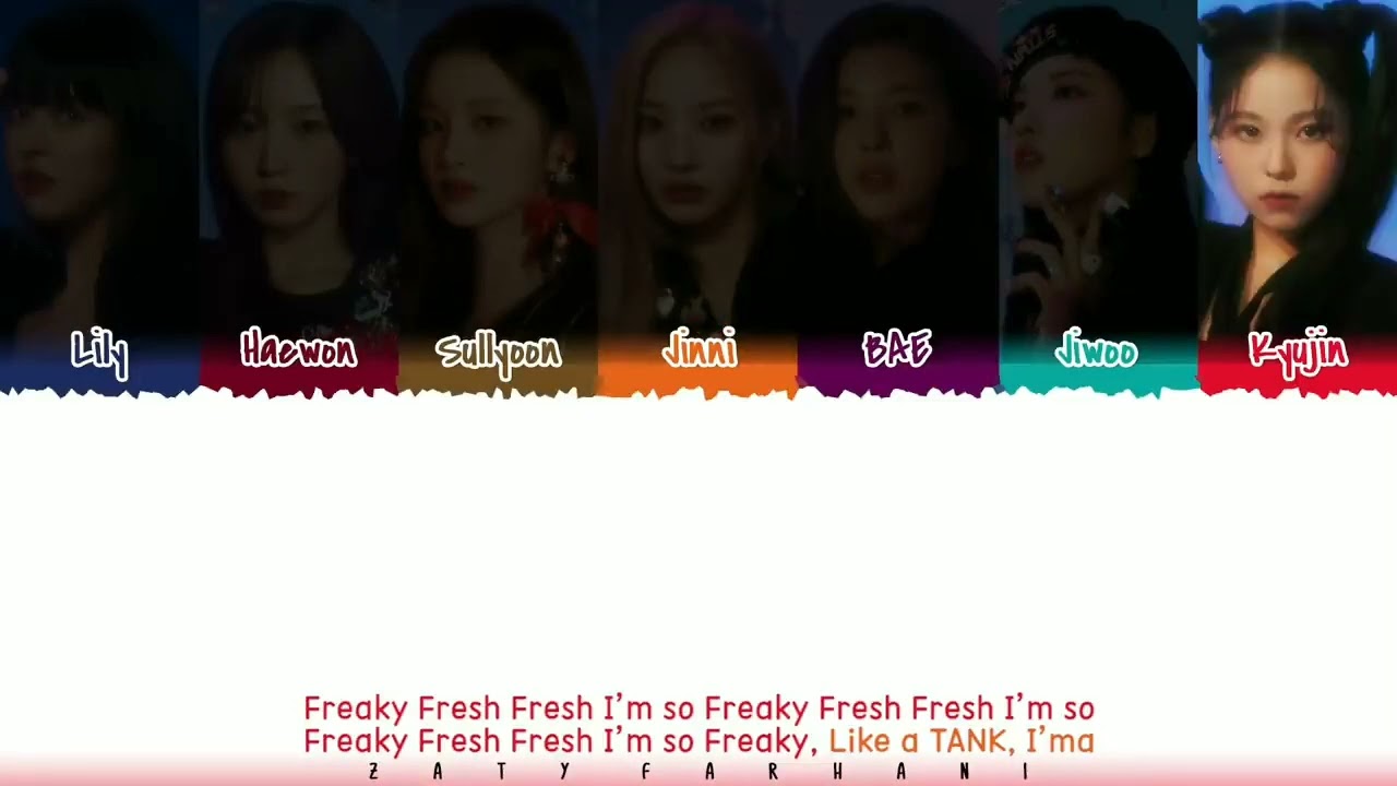 tank's nmixx but only kyujin's line