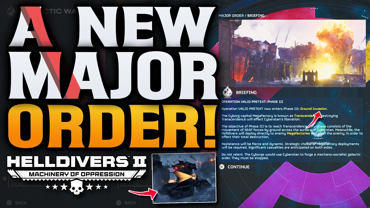 🔴Helldivers 2 New Major Order! Get To The Capital!