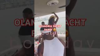OLANDRIA YACHT PARTY 😍 #olandria #nicvans #vancarthens