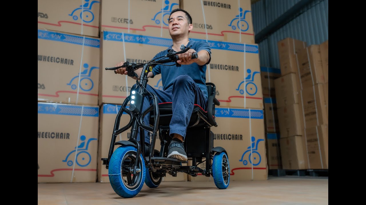 Xe điện 3 bánh mini siêu gọn Ctcare