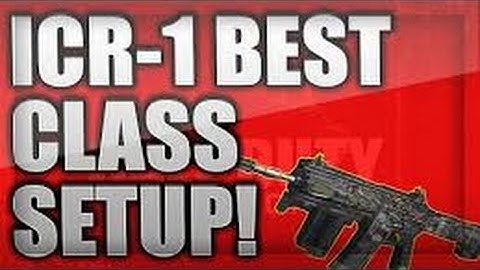 The Best Black Ops 3 " ICR-1 " Class Setup!! The Best Black Ops 3 Class Setups!