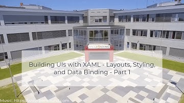 C# Course - Building UIs with XAML - Layouts, Styling, and Data Binding - part 1