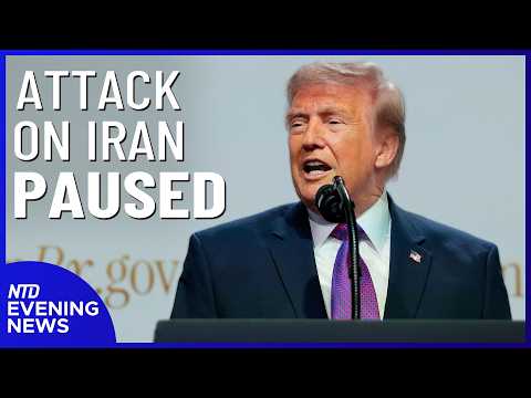 Video Trump Postpones Attack on Iran; Defense Board With Canada Suspended | NTD Evening News (May 18)