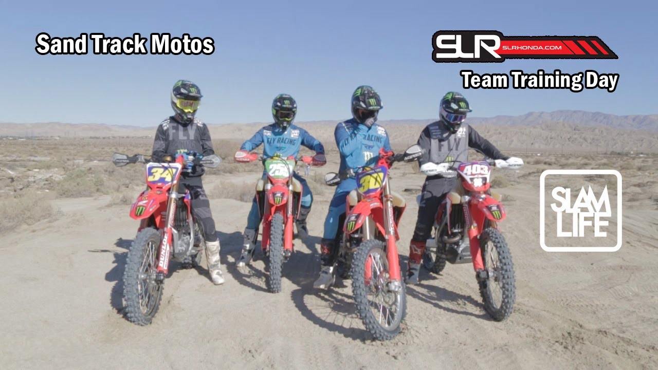 Team Training Day!! Sand Track Motos | SLAMLife Vlog #4