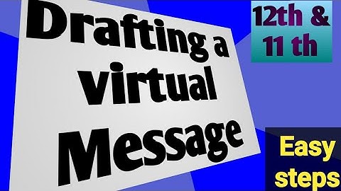 12 th English  NEW  drafting a virtual message Q. 4