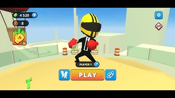 Playing I the one action fighting game (Helipad,team and roof)