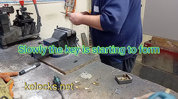 Making keys to a safe lock