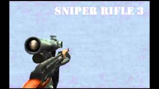 Sniper Rifle with Hands Animated