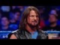 Aj styles entrance  promo  smackdown live 3717