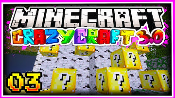 Minecraft CRAZY CRAFT 3.0 SMP: OH MY LORD!! - Ep 3