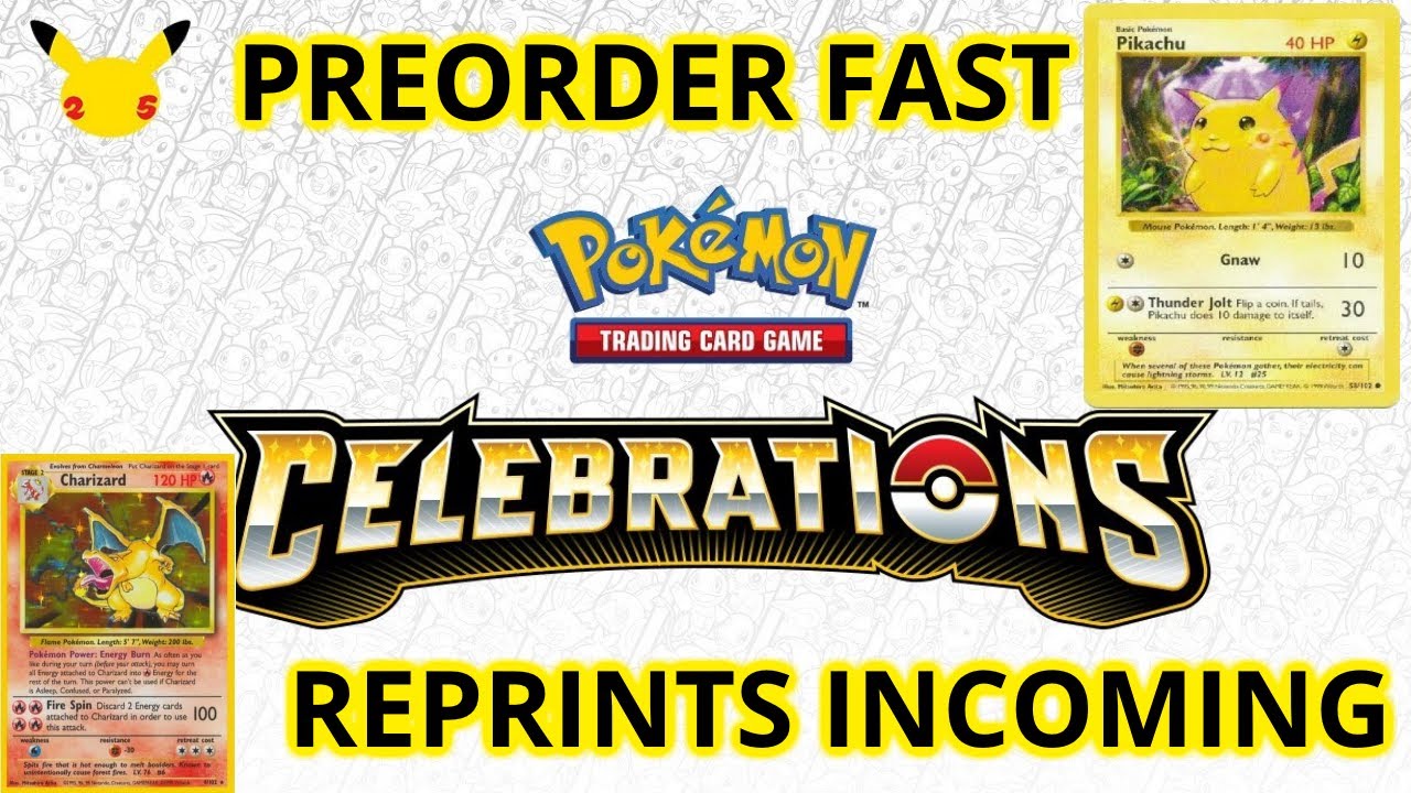 Preorder Pokemon Celebrations As Soon As You Can - This Is A Scalper's Wet Dream When It Releases