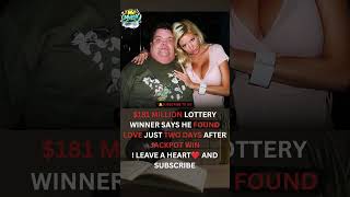 $181 MILLION LOTTERY WINNER FOUND LOVE JUST TWO DAYS AFTER WIN #shorts