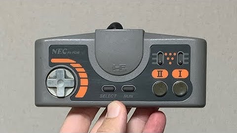 NEC PC Engine Core Grafx II TurboGrafx-16 PI-PD8 Controller PCエンジン コントローラー Clean and Fix