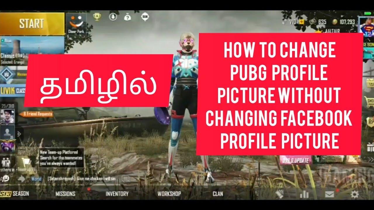 how-to-change-pubg-profile-picture-without-changing-facebook-profile