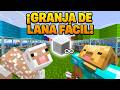 GRANJA de LANA FACIL en Minecraft
