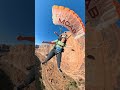 Tandem BASE Moab - the ultimate backlist adventure! #youtubeshorts #basejump #skydive #moab #travel