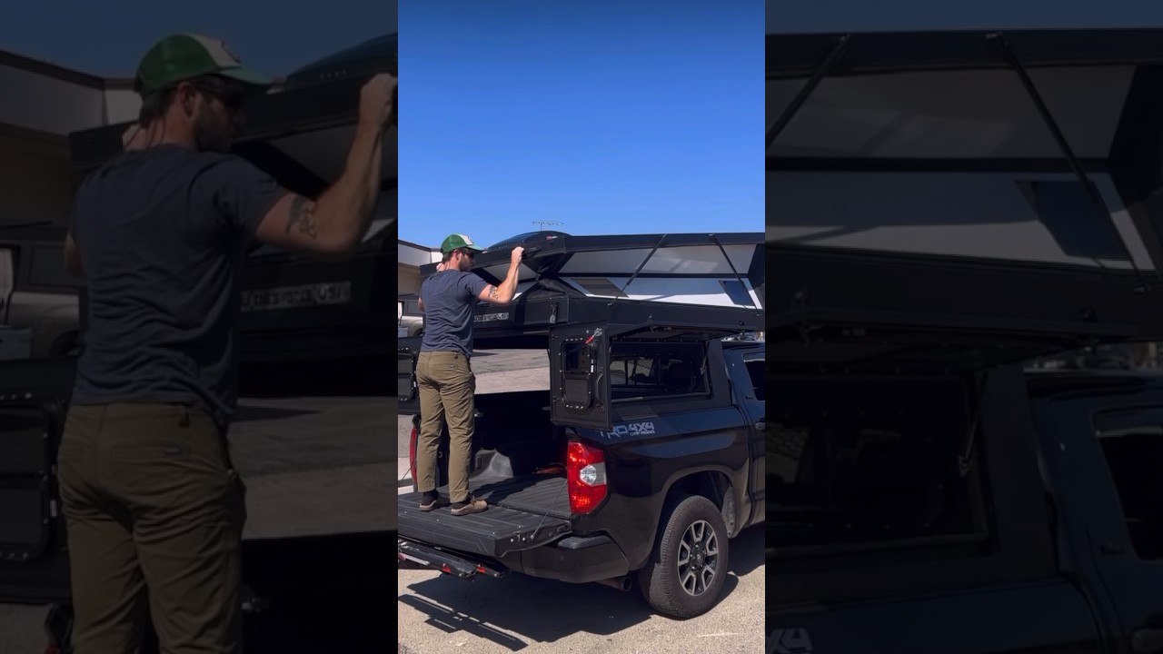 Bruin pro hard wall camper with a mini walk thru’ 