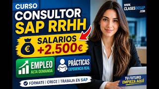 Curso Consultor SAP SuccessFactors | Empleo, Salario y Certificación 2026