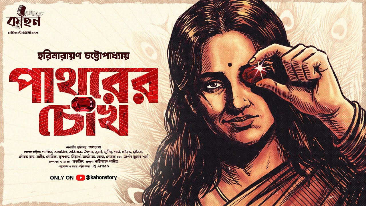 পাথরের চোখ | Harinarayan Chattopadhyay | Goyenda Golpo | Bengali Detective Story | Kahon