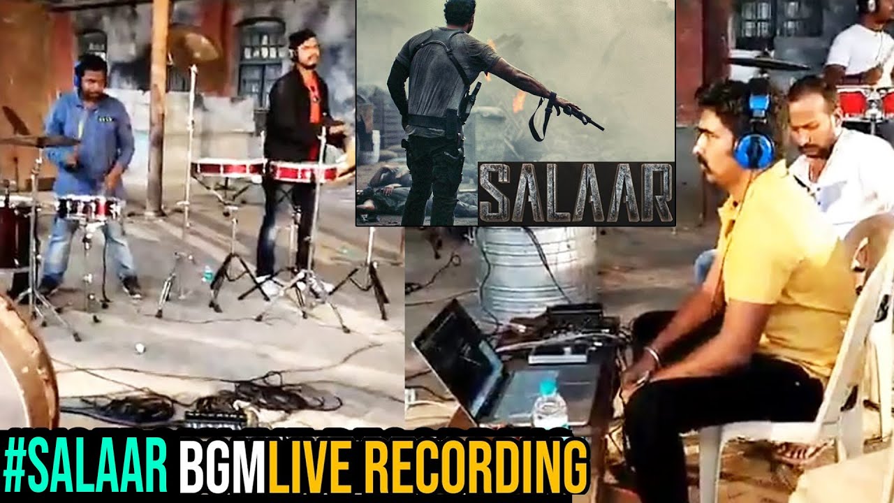 Salaar Teaser BGM Live Recording Ravi Basrur Prabhas Prashanth