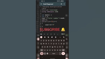 #Multiplication table #table #c++ #c programming #Code.G