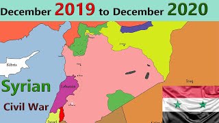 Syrian Civil War Map l Syrian War December 2019 TO December 2020