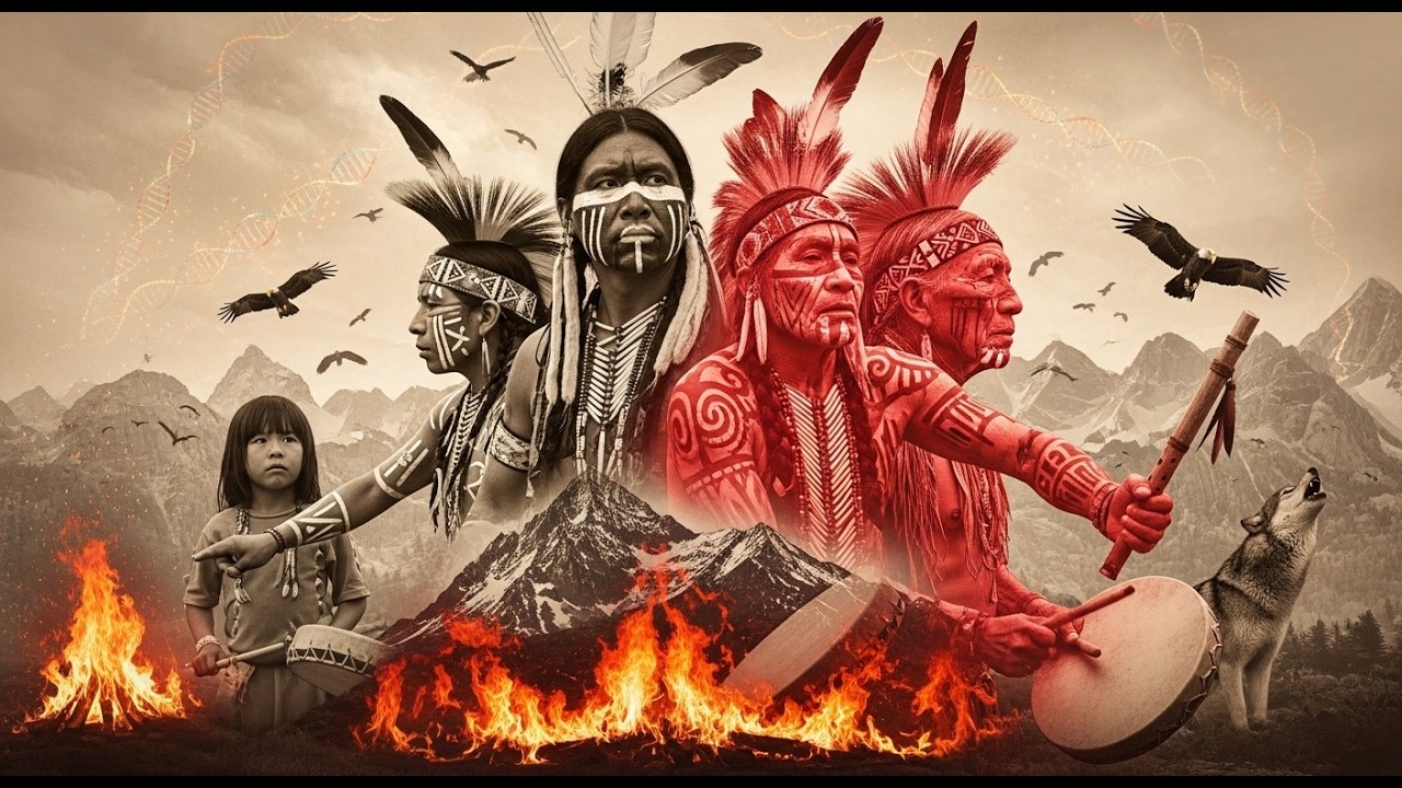 🔥🪘 Primal Drum Awakening 🌍 | 🗿 Raw Tribal Beats 🥁 | 🧙 Ancient Instruments 🎼 | 🧬 Ancestral Power 💀⚡