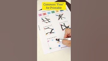 Color Code Activity/ Classroom Activity #kidsactivities #freeworksheets