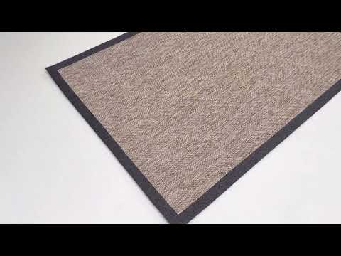 Plain Patterned Beige Synthetic Rug — review video cover image