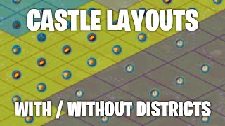 Castle Layouts (with and without Districts) - Goodgame Empire