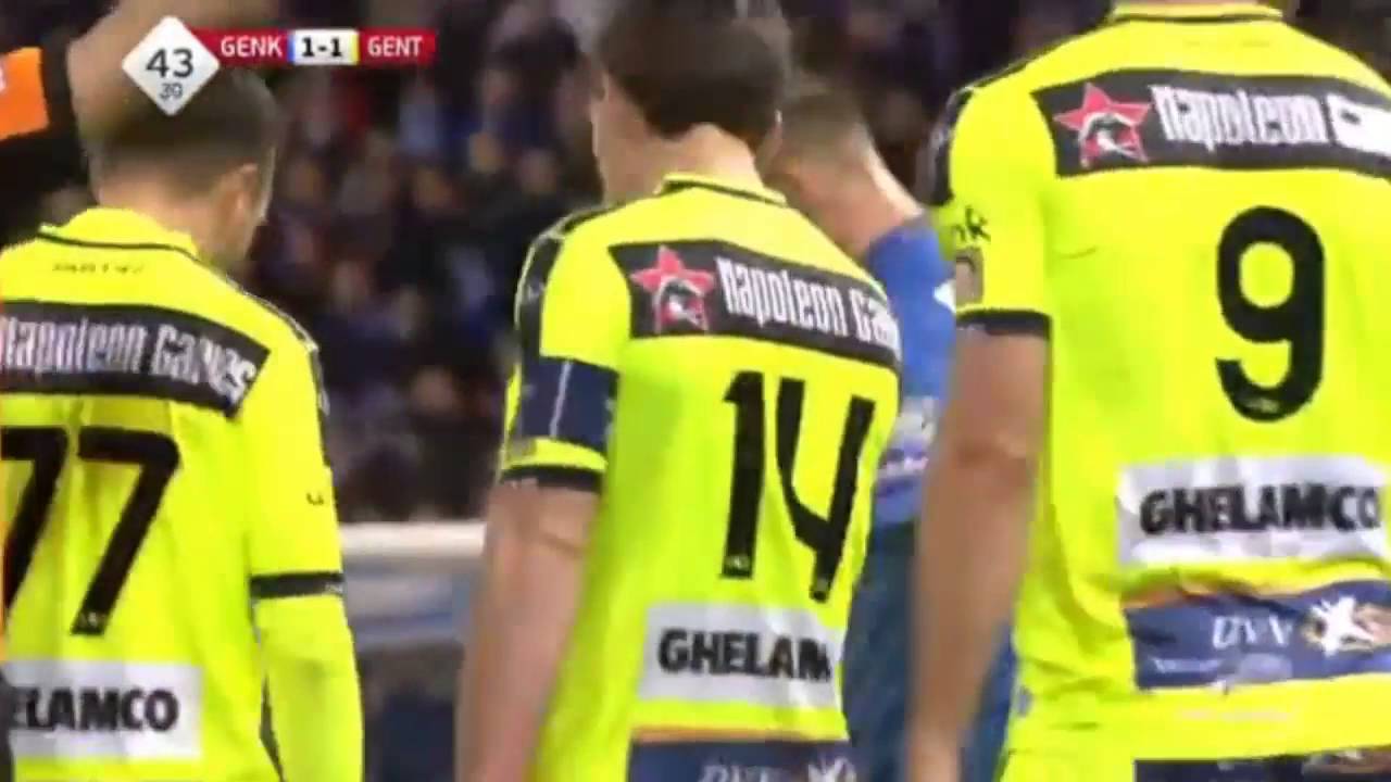 Genk vs. Gent 1 2 , 24.04.2016 YouTube