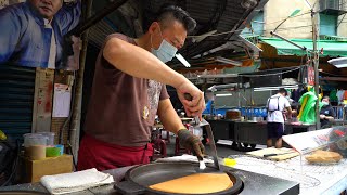 李師傅麥仔煎Real kung fu to make wheat cakes! Master Li │ Evening Market, New Taipei City, Taiwan by Latte Food 拿鐵美食 32,842 views 2 years ago 8 minutes, 12 seconds